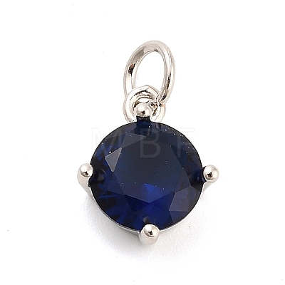 Brass Glass Pendants KK-H527-14P-01-1
