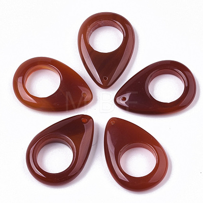 Natural Carnelian/Red Agate Pendants G-R473-01-1