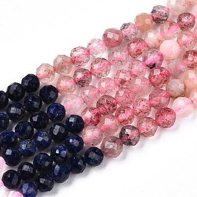 Natural Mixed Gemstone Beads Strands G-D080-A01-02-30-1