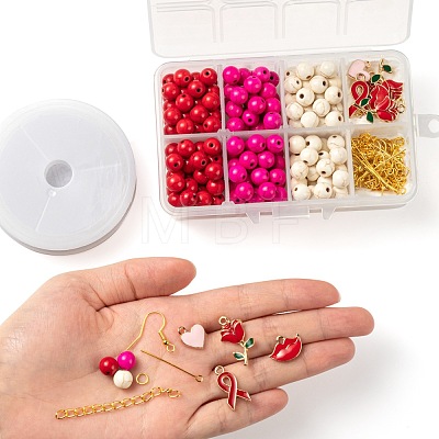 DIY Jewelry Set Making Kits for Valentine's Day DIY-LS0001-82-1