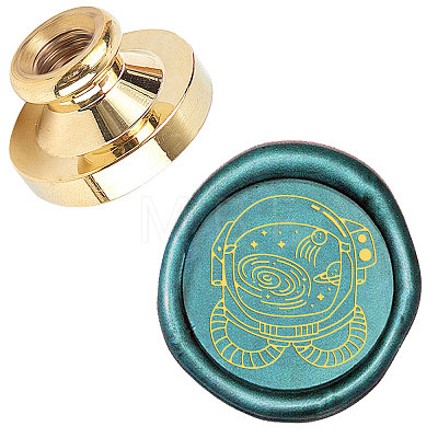 Wax Seal Brass Stamp Head AJEW-WH0209-169-1