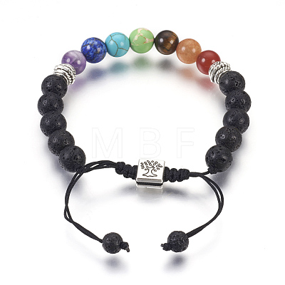 Chakra Jewelry BJEW-G607-05-1