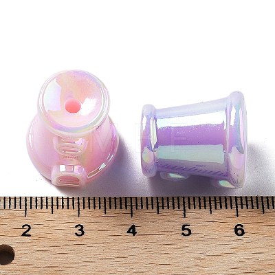 UV Plating Acrylic Beads MACR-K357-10B-1