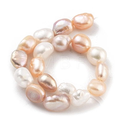 Natural Cultured Freshwater Pearl Beads Strands PEAR-P062-26F-1