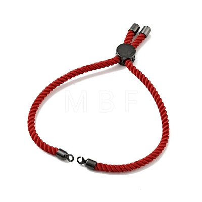 Half Finished Twisted Milan Rope Slider Bracelets FIND-G032-01B-14-1