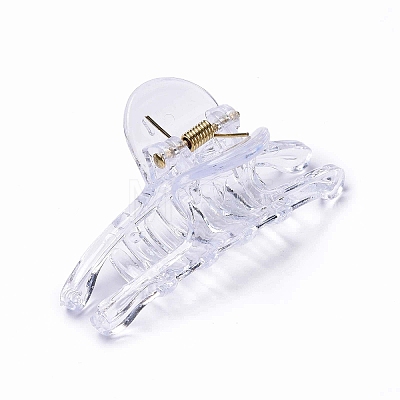 Transparent Plastic Large Claw Hair Clips PHAR-F016-07-1