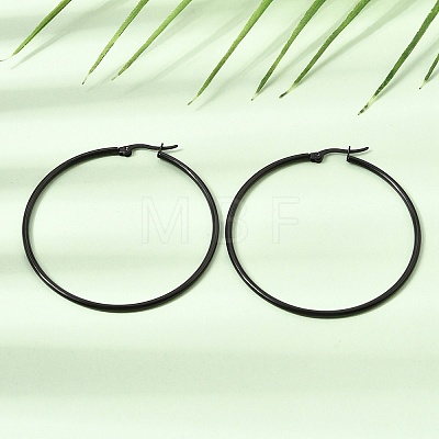 201 Stainless Steel Hoop Earrings SA-CBA4A0D-16EB-C-1