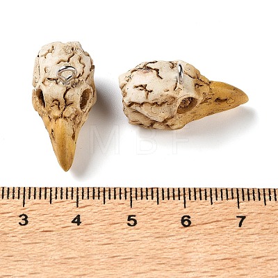 Skull Theme Opaque Resin Pendants RE-CBA4F9B-05B-1