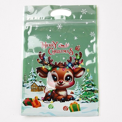 Christmas Theme Plastic Zip Lock Bags ABAG-Q053-07B-1