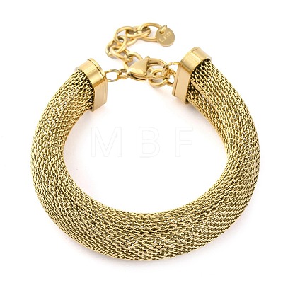 304 Stainless Steel Bracelet for Women BJEW-U009-04G-01-1