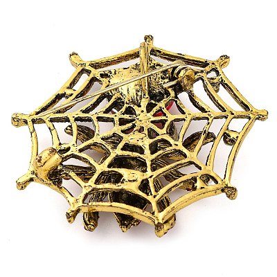 Animal Zinc Alloy Rhinestone Brooches LS-JEWB-R052-01AG-03-1