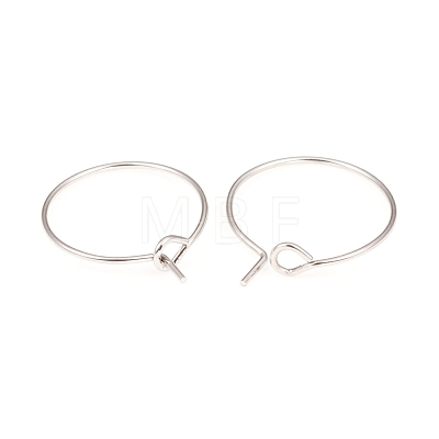 316L Surgical Stainless Steel Hoop Earring Findings STAS-G229-07P-01-1