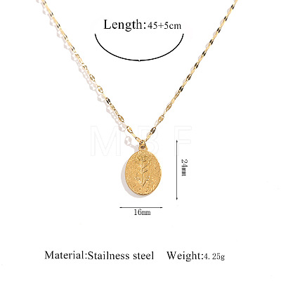 304 Stainless Steel Pendant Necklaces WGFEF8E-05-1