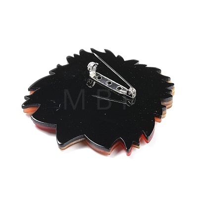 Lion Acrylic Badge JEWB-C013-02-1