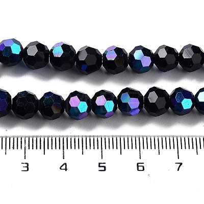 Opaque Glass Beads Strands EGLA-A035-P8mm-L18-1
