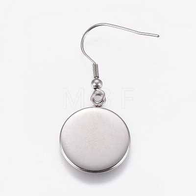 304 Stainless Steel Dangle Earrings LS-EJEW-WH0001-A01-1