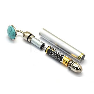 Synthetic Turquoise Electric Massage Sticks G-E515-13J-1