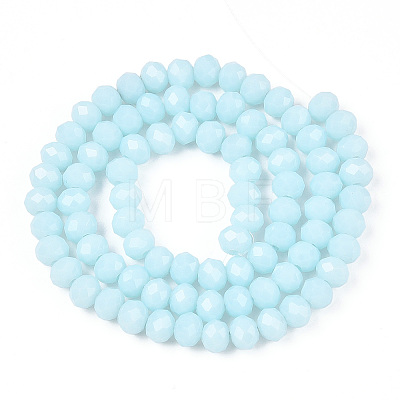 Opaque Solid Color Glass Beads Strands LS-EGLA-A034-P2mm-D06-1