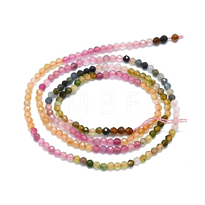 Natural Tourmaline Beads Strands G-P457-A01-14F-1