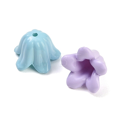 Opaque Acrylic Bead Caps AC-CBADA7D-04-1