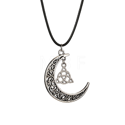 Alloy Pendant Necklace NJEW-JN04541-1