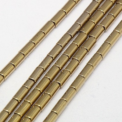 Electroplate Non-magnetic Synthetic Hematite Beads Strands G-J162-A-M-1