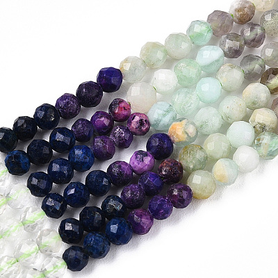 Natural Mixed Gemstone Beads Strands G-D080-A01-02-18-1