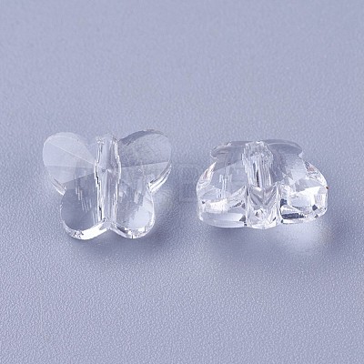 Transparent Glass Beads GLAA-P037-02A-28-1