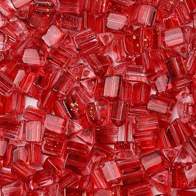 Transparent Spray Painted Glass Seed Beads SEED-L011-10A-11-1