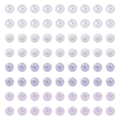 200Pcs 4 Colors Electroplate Glass Beads EGLA-TA0013-64-1