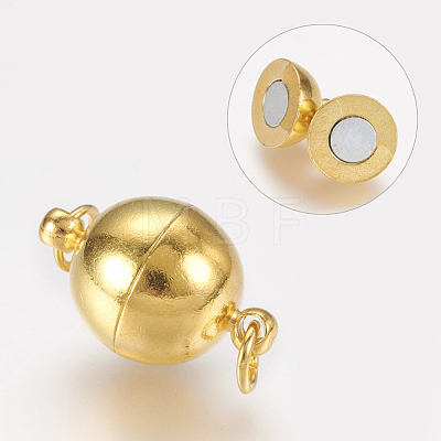 Brass Magnetic Clasps with Loops X-MC022-NFG-1