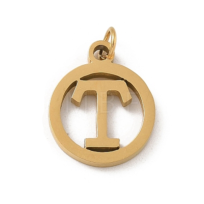 304 Stainless Steel Charms
with Jump Ring LS-STAS-R001-02G-T-1