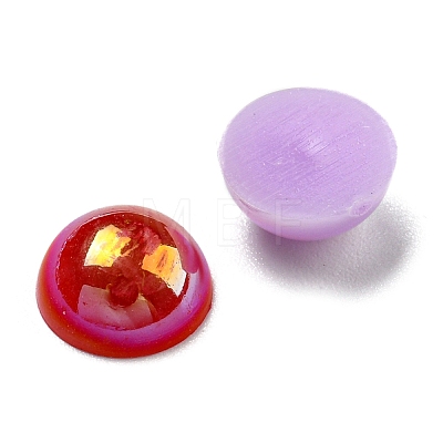 Electroplate Acrylic Cabochons OACR-I007-01A-1