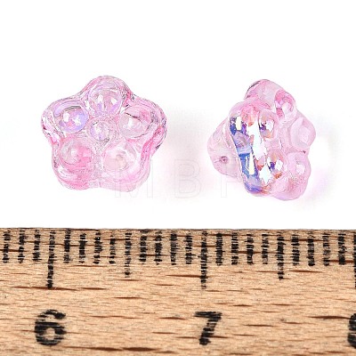 Electroplate Glass Beads Strands EGLA-T021-22E-1