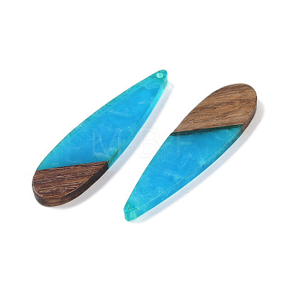 Resin & Wood Big Pendants WOOD-F015-08C-1