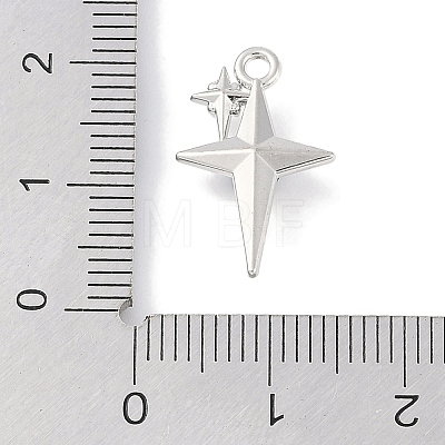 Rack Plating Alloy Jet Rhinestone Pendants PALLOY-F018-18P-02-1