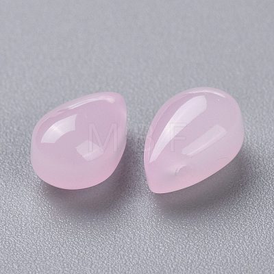 Imitation Jade Glass Beads X-GGLA-M004-05C-02-1