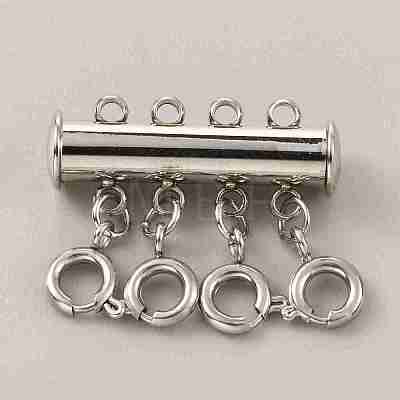 304 Stainless Steel Slide Lock Clasps FIND-WH0034-80P-03-1