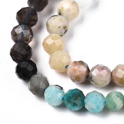 Natural Mixed Gemstone Beads Strands G-D080-A01-02-03-1
