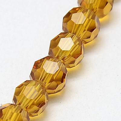 Glass Beads Strands EGLA-J042-6mm-04-1