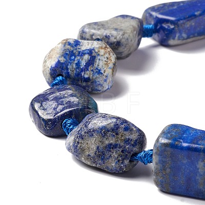 Natural Lapis Lazuli Beads Strands G-B024-08-1