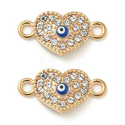 Alloy Blue Enamel Connector Charms ENAM-S003-02C-1