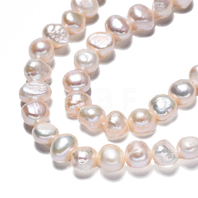 Natural Cultured Freshwater Pearl Beads Strands X-PEAR-N014-05B-1