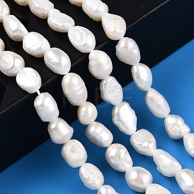 Natural Cultured Freshwater Pearl Beads Strands PEAR-N014-06B-1