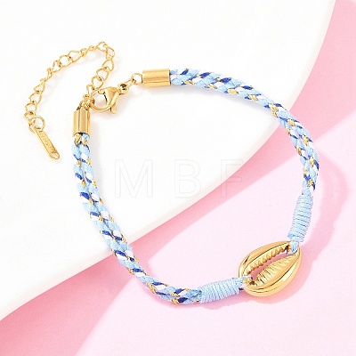304 Stainless Steel Link Bracelets BJEW-K303-02D-1