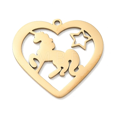 201 Stainless Steel Pendants SA-CBAE892-01G-04-1