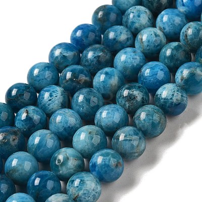 Natural Apatite Beads Strands G-S150-18-8mm-1