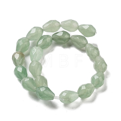 Natural Green Aventurine Beads Strands G-P520-B16-01-1