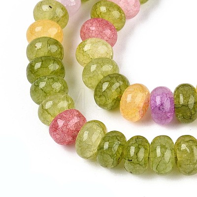 Glass Beads Strands GLAA-N059-5x8mm-21-1
