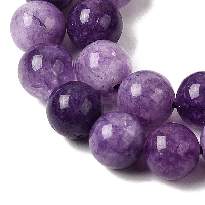 Natural White Jade Beads Strands G-H348-8mm-05-1